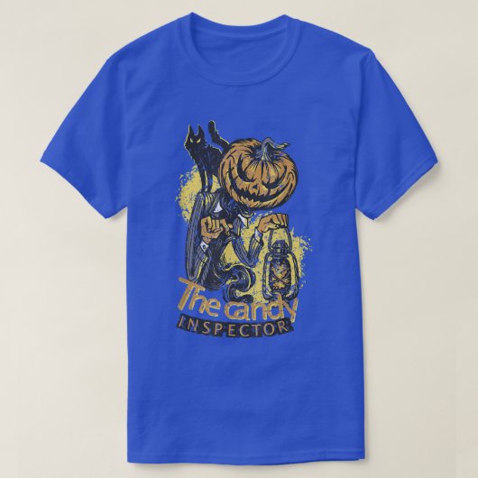 ハロウィーンのカボチャのちょうちんキャンディ監察官ハロウィングランジvi tシャツ (デザイン正面)