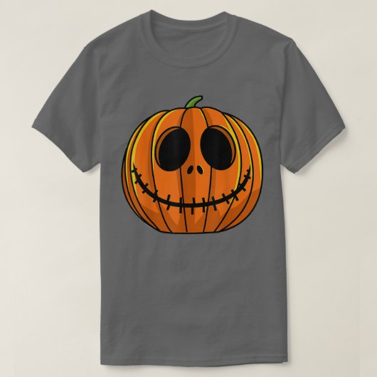 ハロウィーンのカボチャのちょうちんクリーンおもしろいハロウィンカボチャパーティーC Tシャツ (デザイン正面)