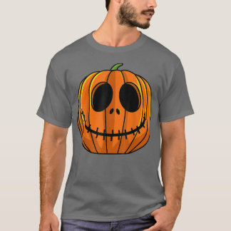 ハロウィーンのカボチャのちょうちんクリーンおもしろいハロウィンカボチャパーティーC Tシャツ