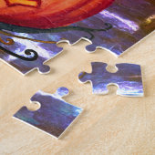 ハロウィーンのカボチャのちょうちんハロウィーンパズル ジグソーパズル (側面)