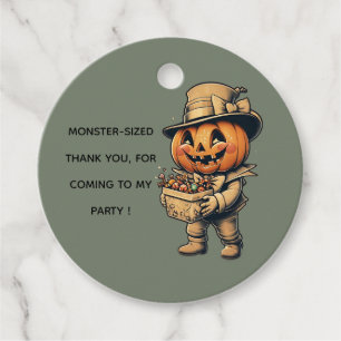 ハロウィーンのカボチャのちょうちんハロウィーン フェイバータグ