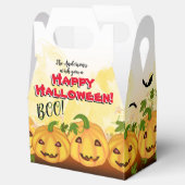 ハロウィーンのカボチャのちょうちんパンプキンパッチハローウィンパーティ フェイバーボックス (オープン)