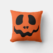 ハロウィーンのカボチャのちょうちんパンプキン顔装飾用クッション クッション (正面)