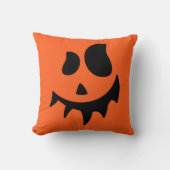 ハロウィーンのカボチャのちょうちんパンプキン顔装飾用クッション クッション (正面)