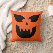 ハロウィーンのカボチャのちょうちんパンプキン顔装飾用クッション クッション (ブランケット)