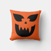 ハロウィーンのカボチャのちょうちんパンプキン顔装飾用クッション クッション (正面)