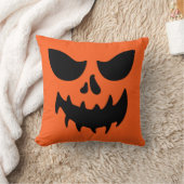 ハロウィーンのカボチャのちょうちんパンプキン顔装飾用クッション クッション (ブランケット)