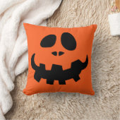 ハロウィーンのカボチャのちょうちんパンプキン顔装飾用クッション クッション (ブランケット)