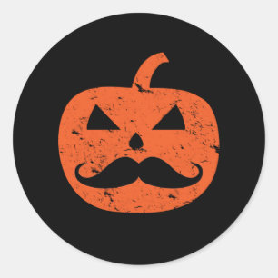 ハロウィーンのカボチャのちょうちんヒューステーシュパンプキンファン ラウンドシール