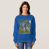 ハロウィーンのカボチャのちょうちんプリンスオンザーズ魔法ユニコーンポニー スウェットシャツ (正面フル)