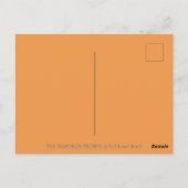 ハロウィーンのカボチャのちょうちんプリンス魔法ユニコーン ポストカード (裏面)