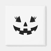 ハロウィーンのカボチャのちょうちん顔パンプキンアイドラッシュハローンコス マグネット (正面)