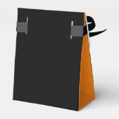 ハロウィーンのカボチャのちょうちん顔パンプキンブラックオレンジハロウィーン フェイバーボックス (裏面サイド)