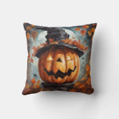 ハロウィーンのカボチャのちょうちん クッション (裏面)