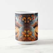 ハロウィーンのカボチャのちょうちん コーヒーマグカップ (中央)