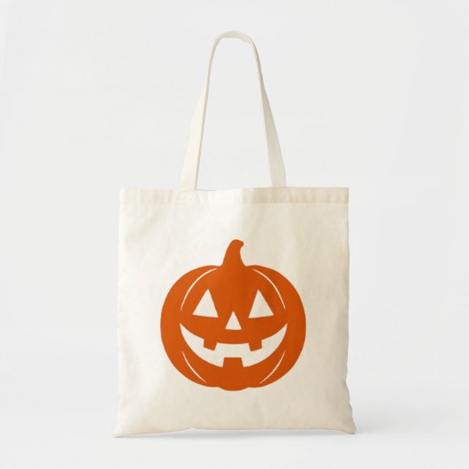 ハロウィーンのカボチャのちょうちん トートバッグ (正面)