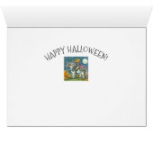 ハロウィーンのカボチャのちょうちん・プリンスの魔法ユニコーン・カード (内部横(下))