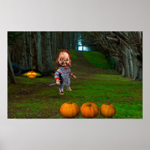 ハロウィーンのカボチャのジャック・オ・ランタンを作る時間です。 ポスター