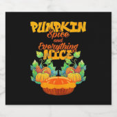 ハロウィーンのカボチャのスパイスとすべていい ビールラベル (シングルラベル)