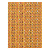 ハロウィーンのカボチャのテーブルクロス テーブルクロス (正面)