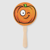 ハロウィーンのカボチャのファンセット2/3 ハンドファン (裏面)
