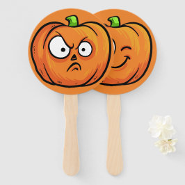 ハロウィーンのカボチャのファンセット2/3 ハンドファン