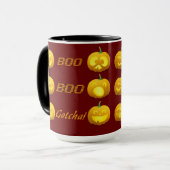 ハロウィーンのカボチャのマグ マグカップ (正面左)