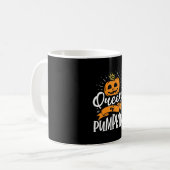 ハロウィーンのカボチャの女王 コーヒーマグカップ (正面左)