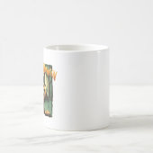 ハロウィーンのカボチャの衣装を着た怯えたオッター モーフィングマグカップ (中央)