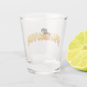 ハロウィーンのカボチャの魔女 ショットグラス (裏面)