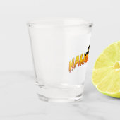 ハロウィーンのカボチャの魔女 ショットグラス (左)