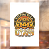 ハロウィーンのカボチャカウボーイを祈る ウィンドウサイン (シート2)
