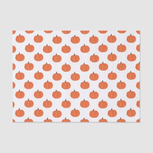 ハロウィーンのカボチャティッシュペーパー抱き枕スタッファー 薄葉紙 (正面)