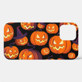 ハロウィーンのカボチャ不気味:シームレスなパターン。 Case-Mate iPhoneケース (裏面 (横))