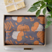 ハロウィーンのカボチャ模様の包装紙 薄葉紙 (ギフト)