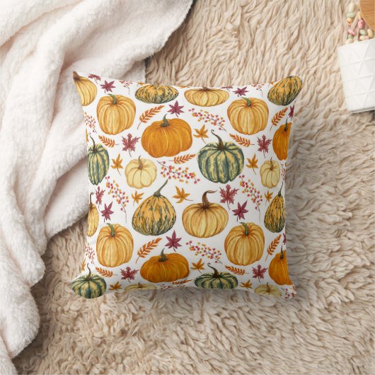 ハロウィーンのカボチャ模様 クッション (ブランケット)