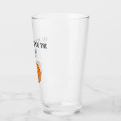 ハロウィーンのカボチャ私はボスガラスのためにここにいる タンブラーグラス (左)