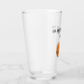 ハロウィーンのカボチャ私はボスガラスのためにここにいる タンブラーグラス (右)