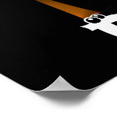 ハロウィーンのカボチャ頭 ポスター (角)