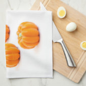 ハロウィーンのカボチャ飴 キッチンタオル (四つ折り)