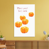 ハロウィーンのカボチャ飴 キャンバスプリント (インサイチュ (リビング))