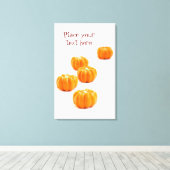 ハロウィーンのカボチャ飴 キャンバスプリント (インサイチュ (ウッドフロア))