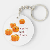 ハロウィーンのカボチャ飴 キーホルダー (裏面)