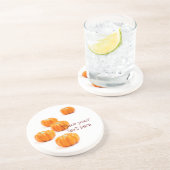 ハロウィーンのカボチャ飴 コースター (側面)