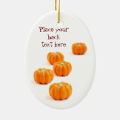 ハロウィーンのカボチャ飴 セラミックオーナメント (裏面)