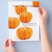 ハロウィーンのカボチャ飴 チラシ (手)