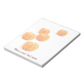 ハロウィーンのカボチャ飴 ノートパッド (回転)