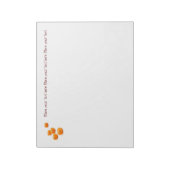 ハロウィーンのカボチャ飴 ノートパッド (回転)