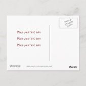 ハロウィーンのカボチャ飴 ポストカード (裏面)