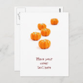 ハロウィーンのカボチャ飴 ポストカード (正面/裏面)
